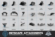 Low Cost & High Quality Excavator Attachments from Metshape Attachment